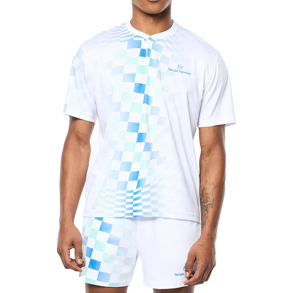 Men`s Luca Pique Tennis Top Apparel Sergio Tacchini