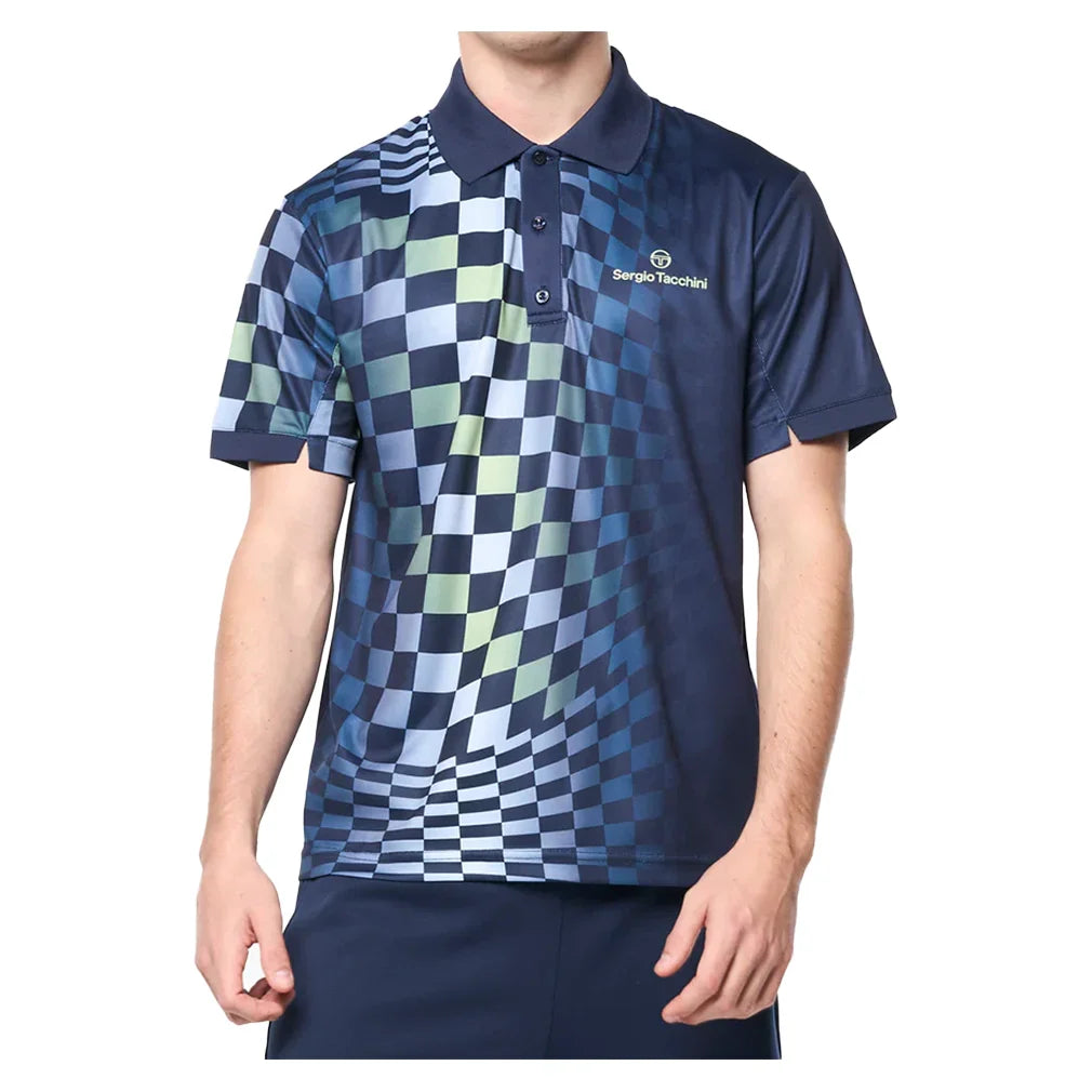 Men`s Luca Pique Tennis Polo Apparel Sergio Tacchini