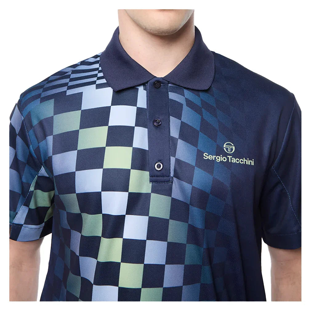 Men`s Luca Pique Tennis Polo Apparel Sergio Tacchini