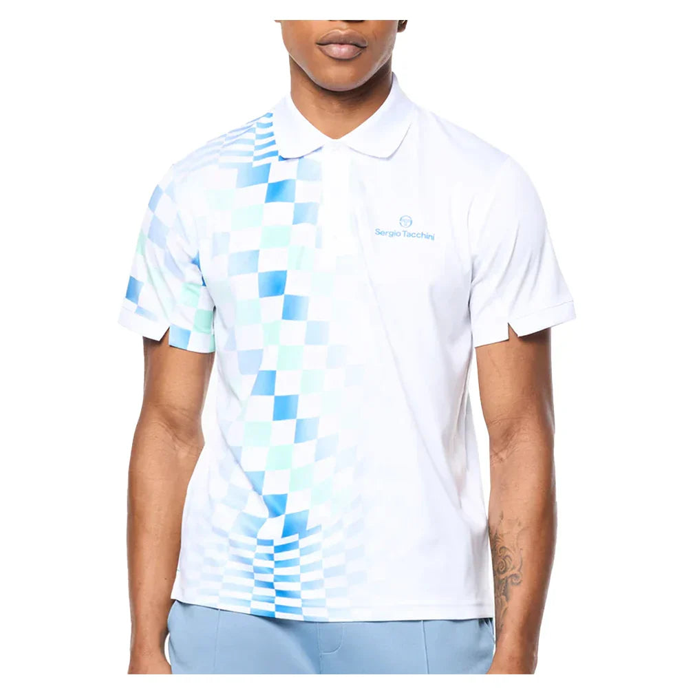 Men`s Luca Pique Tennis Polo Apparel Sergio Tacchini
