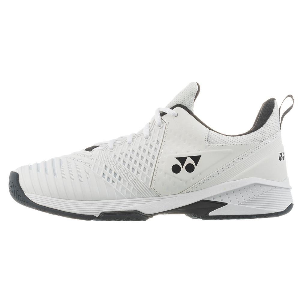 Unisex Sonicage Plus 4E Width Tennis Shoes White Footwear Yonex