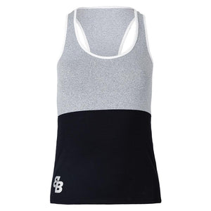 Women`s Suri Tennis Tank White and Grey Apparel Belen Berbel