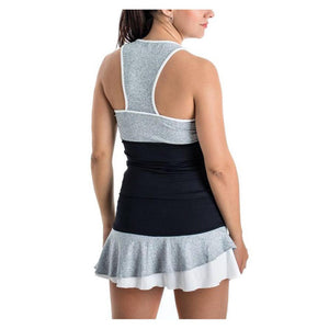 Women`s Suri Tennis Tank White and Grey Apparel Belen Berbel