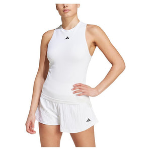 Womens Pro Aero.RDY Seamless Tennis Y-Tank White Apparel Adidas