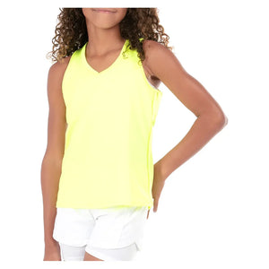 Girls' V-Neck Cutout Tennis Tank Apparel Lucky In Love