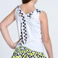 Girls' Highly Smiley Tie Back Tennis Tank White Apparel Lucky In Love