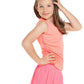 Girls' Lightweight Rib Tennis Tank Flamingo Apparel Lucky In Love
