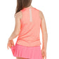 Girls' Lightweight Rib Tennis Tank Flamingo Apparel Lucky In Love