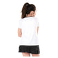 Girl's Paisley in Love Short Sleeve Tennis Top White Apparel Lucky In Love