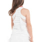 Girls' Palm Line Layer Tennis Tank White Apparel Lucky In Love