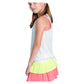 Girls` Sunset Spin Tie Back Tennis Tank Flamingo Apparel Lucky In Love