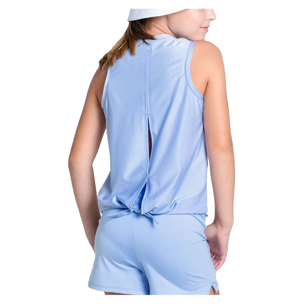 Girls` Love Tie Back Tennis Tank Baby Lavender Apparel Lucky In Love