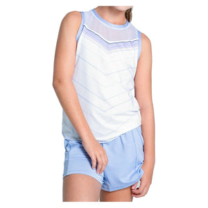 Girls` Love Tie Back Tennis Tank Baby Lavender Apparel Lucky In Love