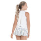 Girl's Ikat About It Tie Back Tennis Tank White Apparel Lucky In Love