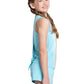 Girls` Lucky Club Tie Back Tennis Tank Cool Blue Apparel Lucky In Love