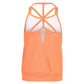 Girls' In Motion Bralette Tennis Tank Orange Glow Apparel Lucky In Love