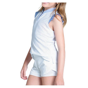 Girls` Lovely Pleat Tennis Tank Baby Lavender Apparel Lucky In Love