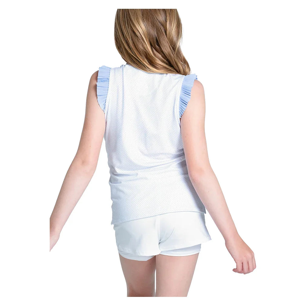 Girls` Lovely Pleat Tennis Tank Baby Lavender Apparel Lucky In Love