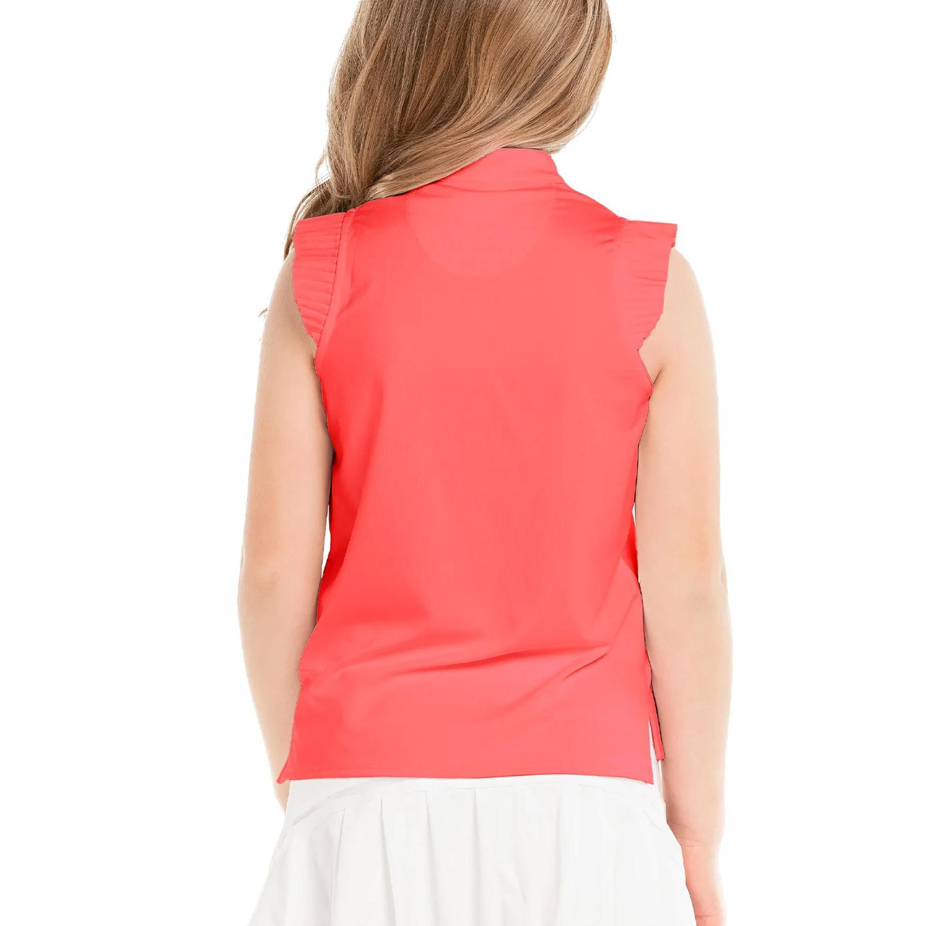 Girls` Pleat Me Up Tennis Tank Apparel Lucky In Love