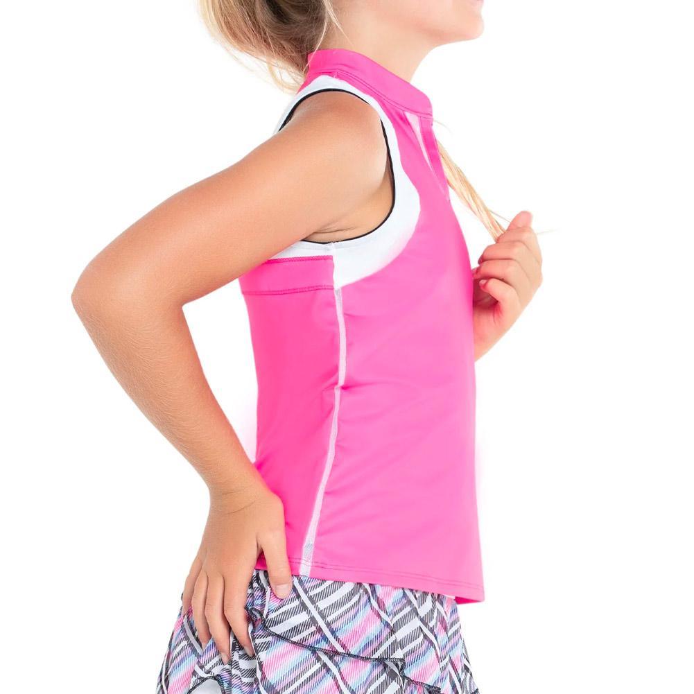 Girl's Birdie Tennis Tank Taffy Apparel Lucky In Love