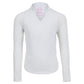 Girls' Mandarin Collar Long Sleeve Tennis Top White Apparel Lucky In Love