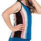 Girls' Neon Lights Tennis Tank Electric Blue Apparel Lucky In Love