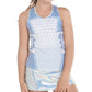 Girl's All In Ikat Tennis Tank White Apparel Lucky In Love