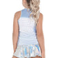 Girl's All In Ikat Tennis Tank White Apparel Lucky In Love