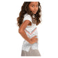 Girls` Wild Cat Short Sleeve Tennis Top White Apparel Lucky In Love
