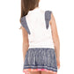 Girls' Bandelier Tie Tennis Polo White Apparel Lucky In Love