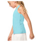 Girls' V-Neck Cutout Tennis Tank Ocean Apparel Lucky In Love