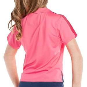 Girls` Cropped Tennis Polo Apparel Lucky In Love
