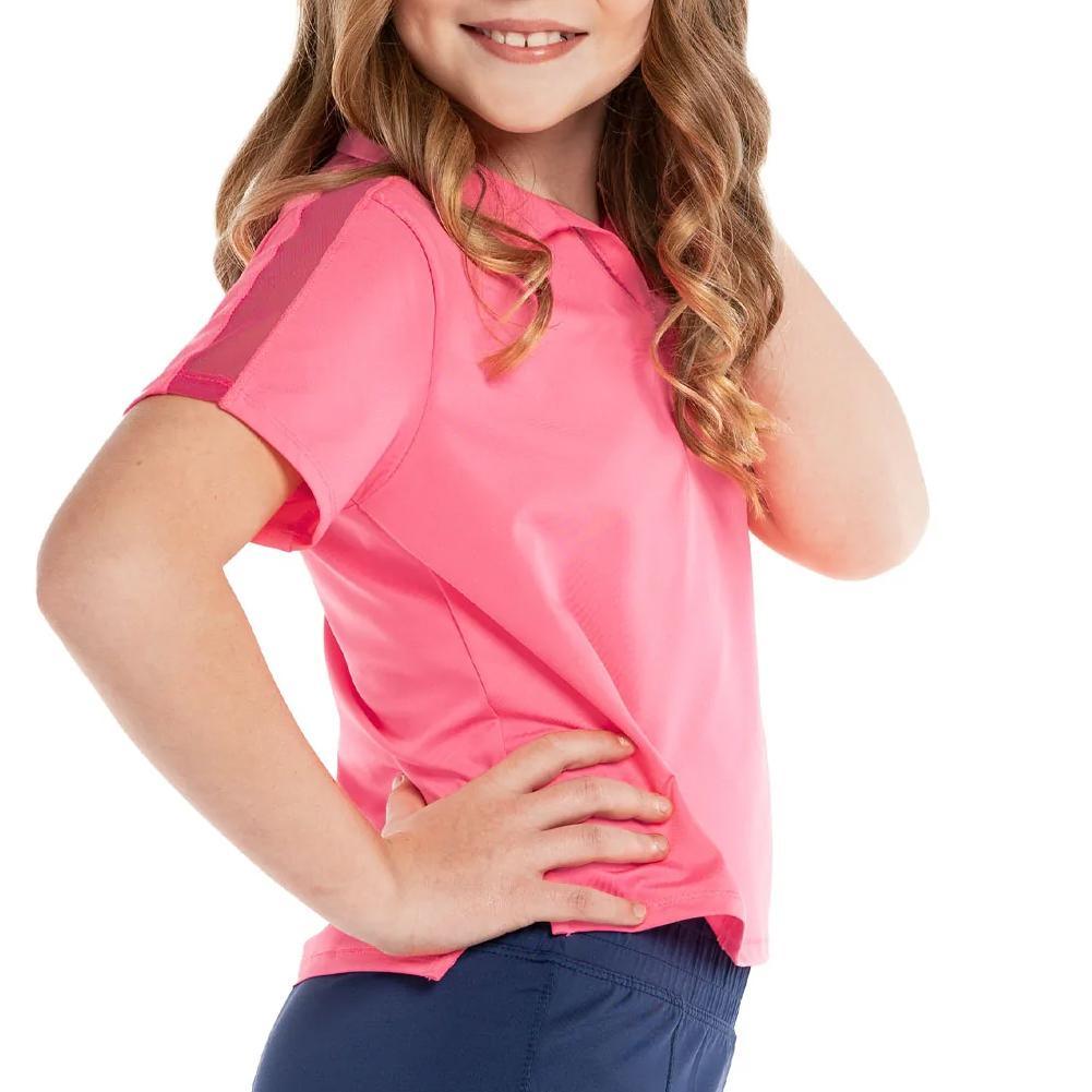 Girls` Cropped Tennis Polo Apparel Lucky In Love