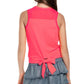 Girls' Pretty Bow Tennis Tank Coral Crush Apparel Lucky In Love
