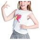 Girls` Retro Doodles Tennis Tank Multicolor Apparel Lucky In Love