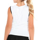 Girl's Born Awesome Tennis Tank White Apparel Lucky In Love