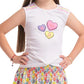 Girl's Candy Crush Tennis Tank Multicolor Apparel Lucky In Love