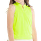 Girls' Mesh Is More Tennis Tank Neon Yellow Apparel Lucky In Love