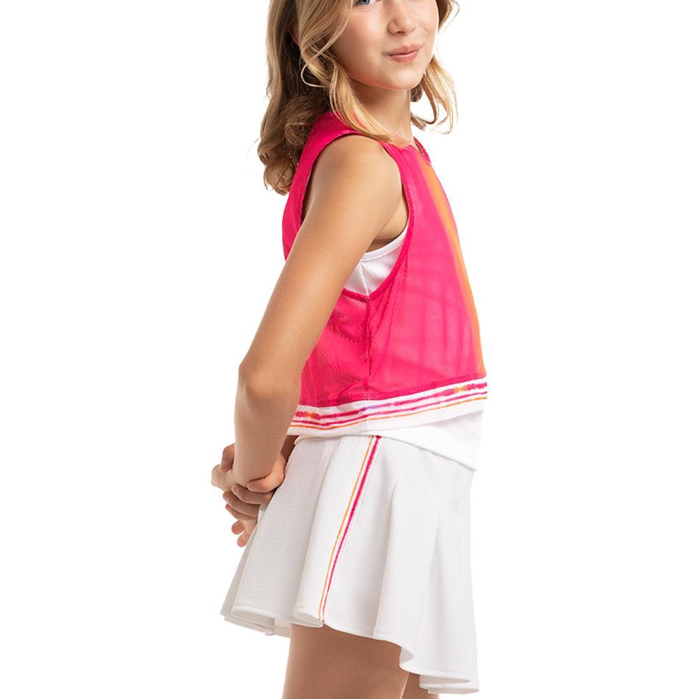 Girl's Shockin' Radiance Tennis Tank Shocking Pink Apparel Lucky In Love