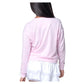 Girls` Hype Long Sleeve Tennis Top Pink Sand Apparel Lucky In Love