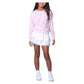 Girls` Hype Long Sleeve Tennis Top Pink Sand Apparel Lucky In Love