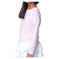 Girls` Hype Long Sleeve Tennis Top Pink Sand Apparel Lucky In Love