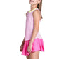 Girls` Victory Streak Tennis Tank Pink Apparel Lucky In Love