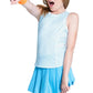 Girls` Victory Streak Tennis Tank Ocean Apparel Lucky In Love