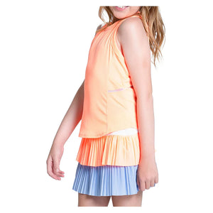 Girls` Free To Fly Tennis Tank Orange Frost Apparel Lucky In Love