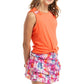 Girl's Classic Twist Front Tennis Tank Shebet Apparel Lucky In Love