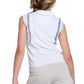 Girls` Lucky Stripe Tie Tennis Polo White Apparel Lucky In Love