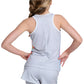 Girls'Heather Prisma Stripe Tank Gray Apparel Lucky In Love