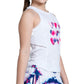 Girls' Berry In Love Tennis Tank White Apparel Lucky In Love