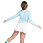 Girls` Victory Steak Long Sleeve Tennis Top Ocean Apparel Lucky In Love
